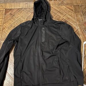 Men's Black Hooded Jacket